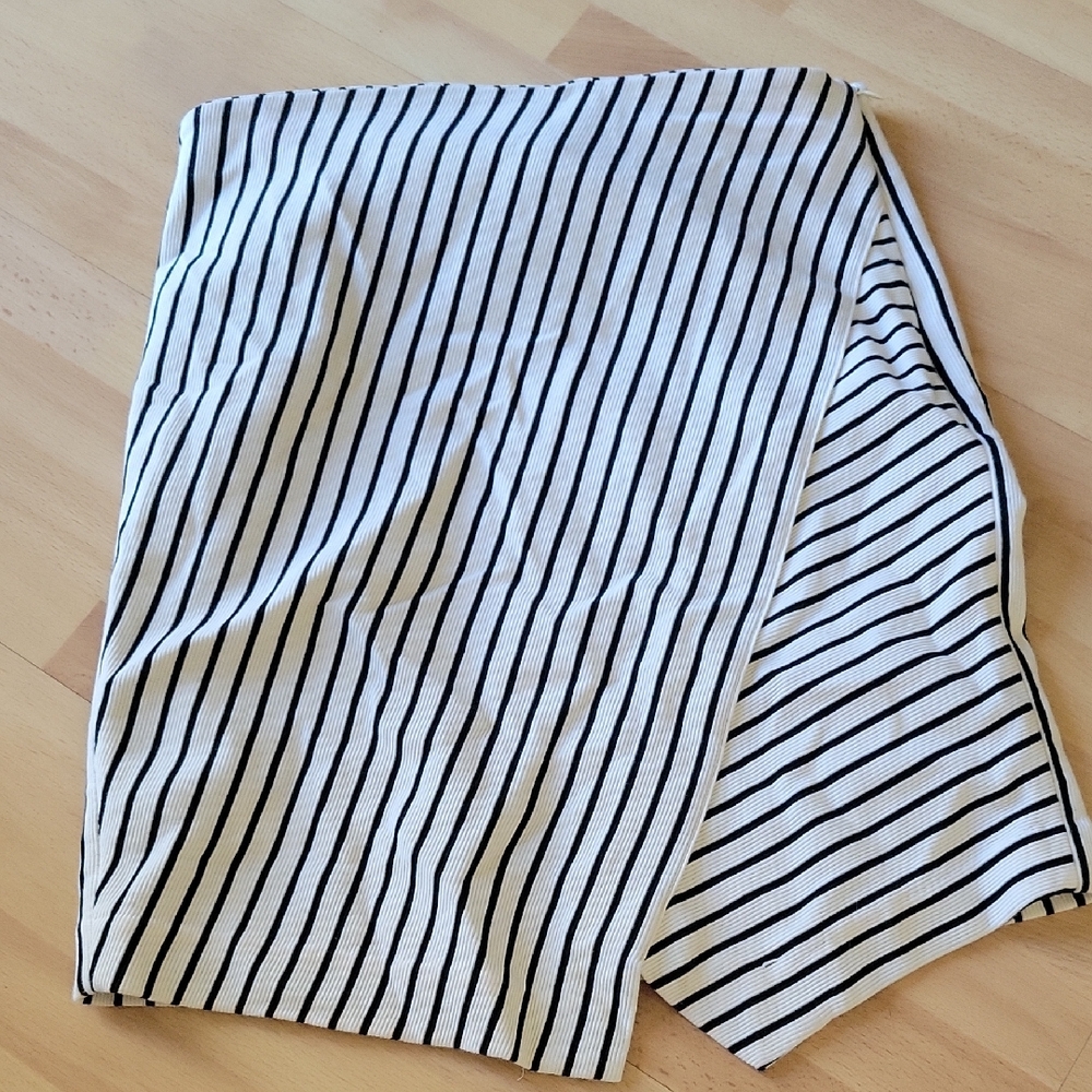 Striped Black and White Skirt